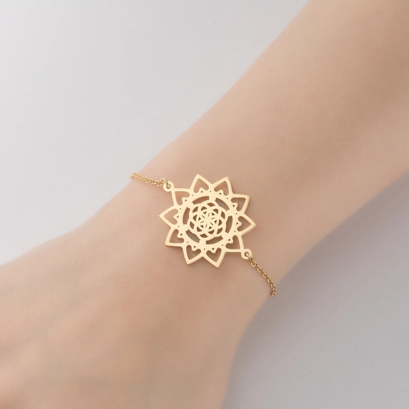 Minimalist Geometric Titanium Steel Bracelets Plating No Inlaid Stainless Steel Bracelets