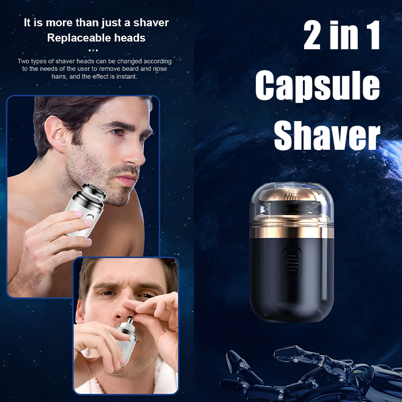 ✨2 In 1 Portable Electric Shaver