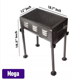 BBQ GRILL WITH STAND AND COOKING PLATE OUTDOOR BARBECUE