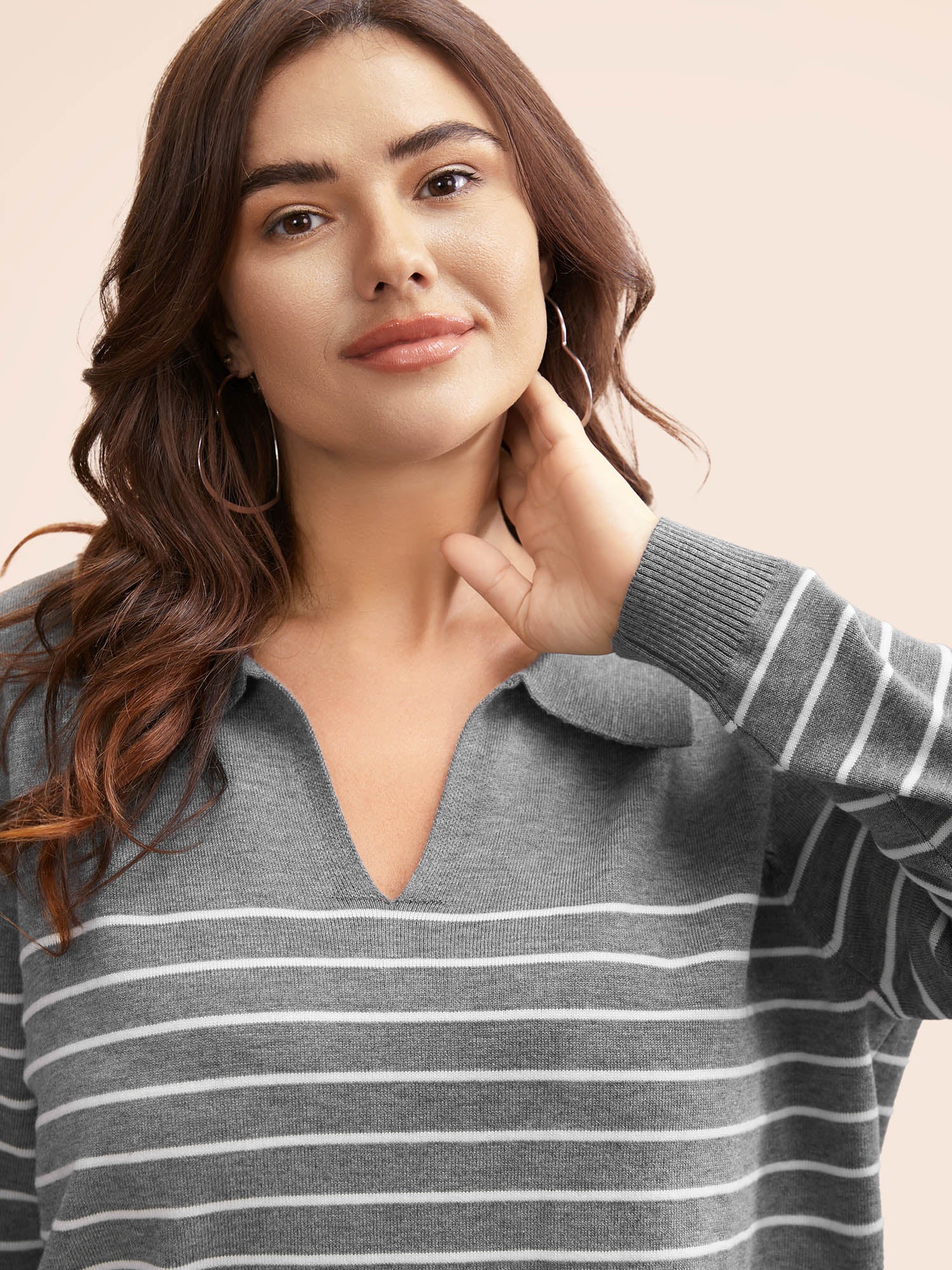 Supersoft Essentials Striped Knit Pullover