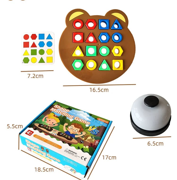 Shape Matching Game - BUY 2 FREE SHIPPING