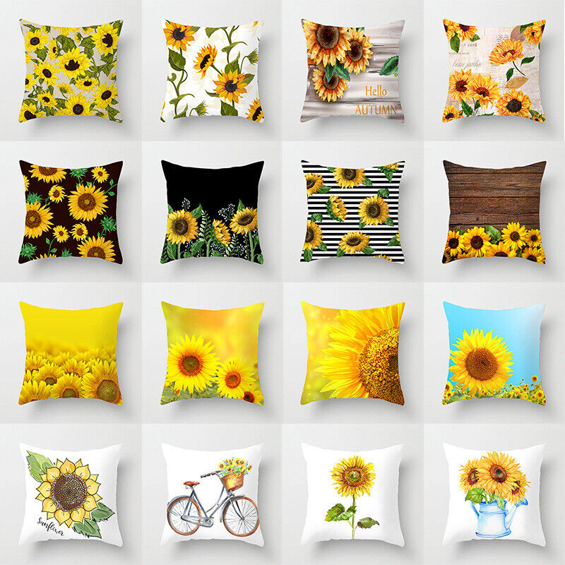 18 Cushion Cover Pillow Case Home Sofa Decor Pillowslip Waist Pillow Cover Soft