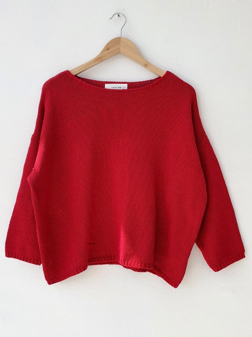 ashton jersey - red cotton
