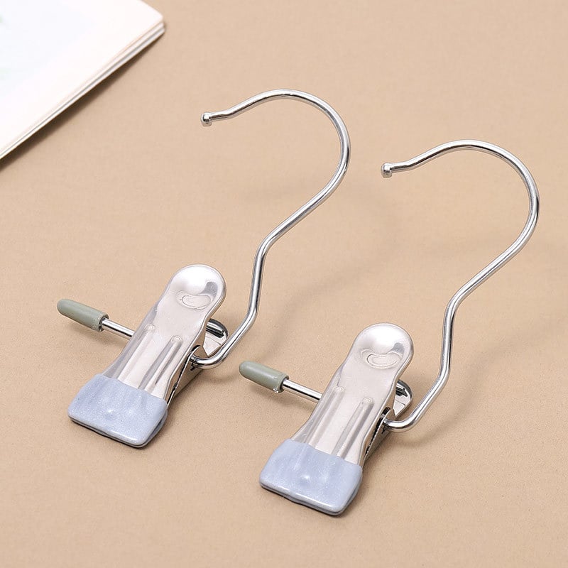 (2024 New Arrival 49% OFF )Anti-Rust Clip-Space Saving Clothespin Hook