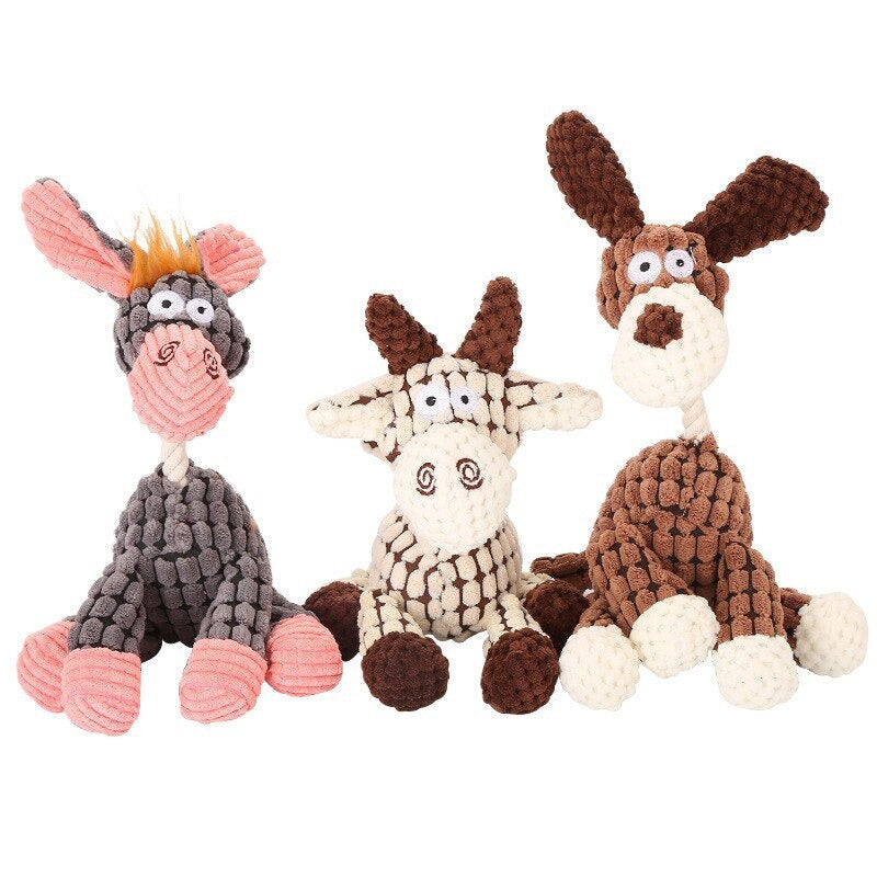 Animals Donkey Shaped Dog Toys