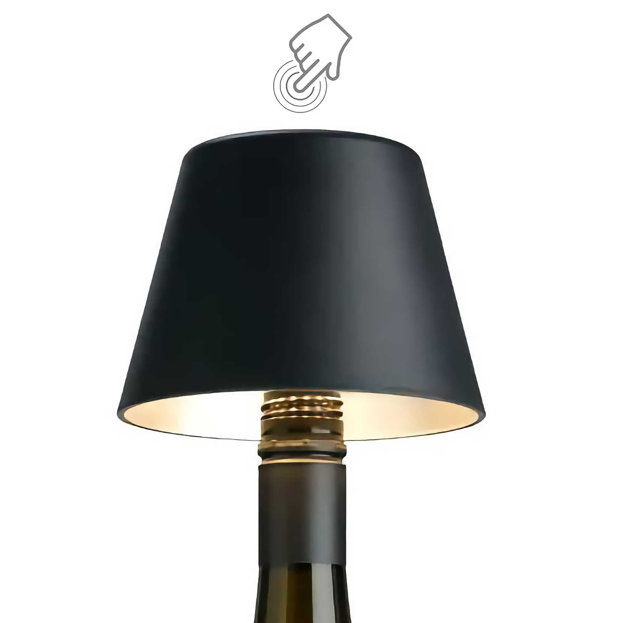 TOP 2.0 bottle light. black