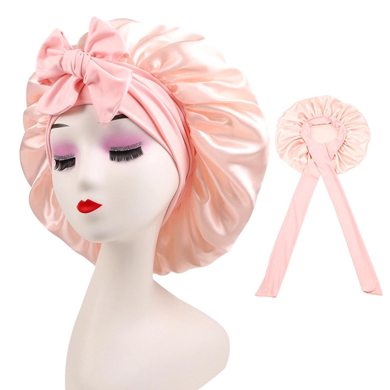 2 Pieces Women's Solid Color Solid Color Eaveless Hair Cap