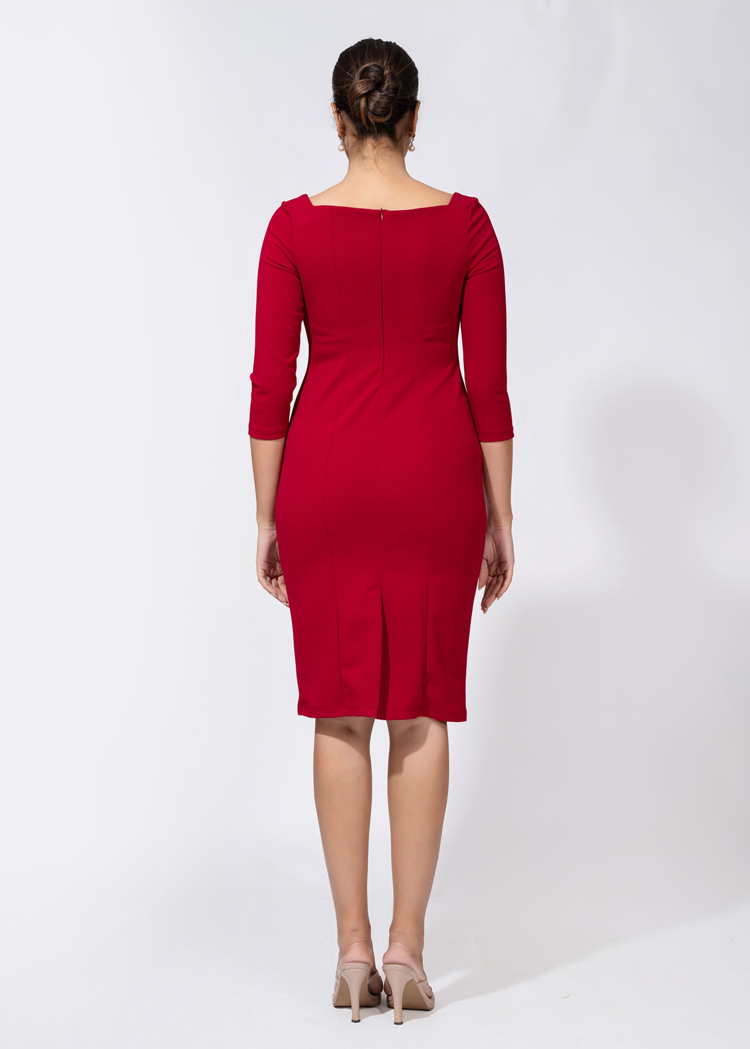 Square Neck Bodycon Dress