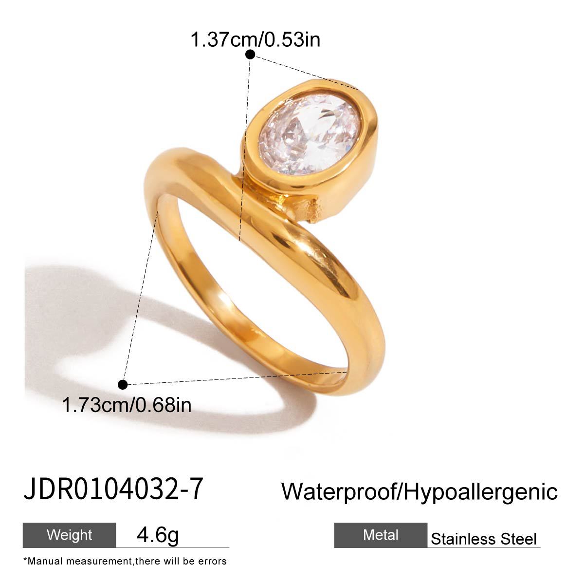 Jie Ding Zircon Ring Titanium Steel Jewelry Hot Sale Stainless Steel Rings