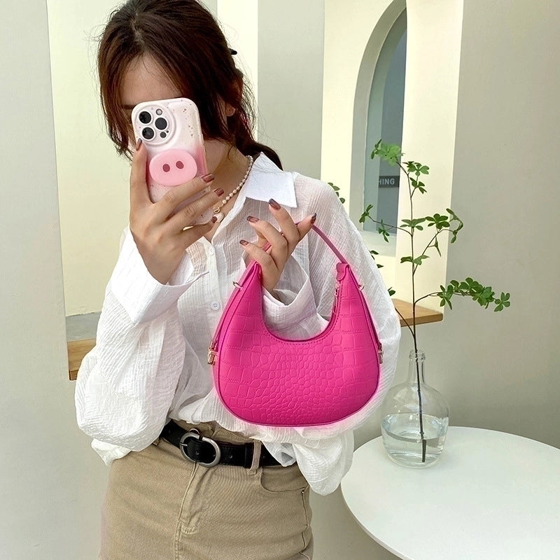 Women's Medium All Seasons Pu Leather Fashion Underarm Bag
