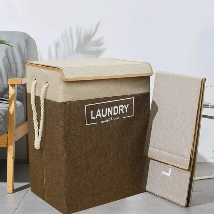 JUTE ROPE LAUNDRY BASKET