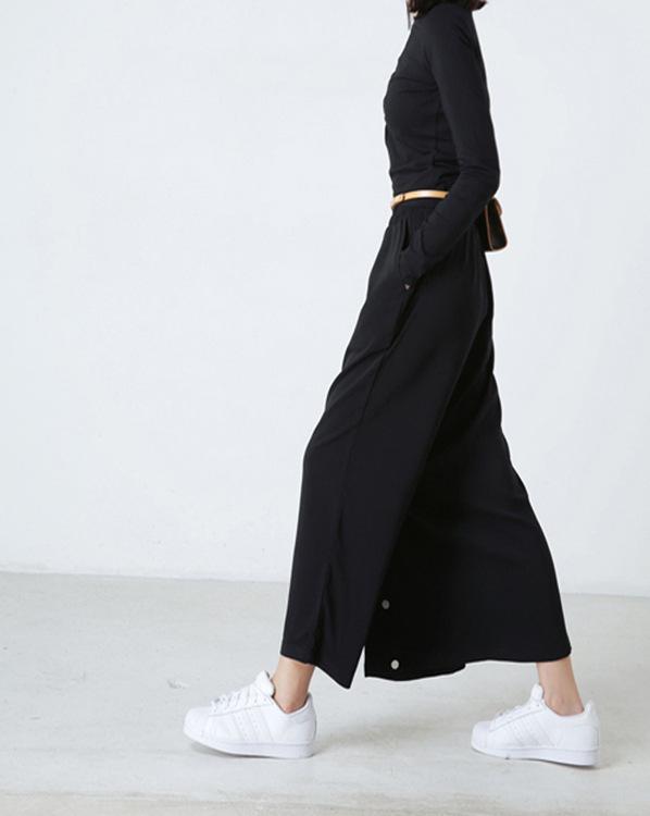 Asymmetrical Wide Leg Trouser Dress