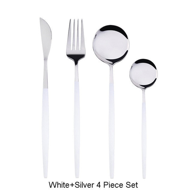 Art Of Food® 4-piece Stainless Steel Cutlery Set. Paris