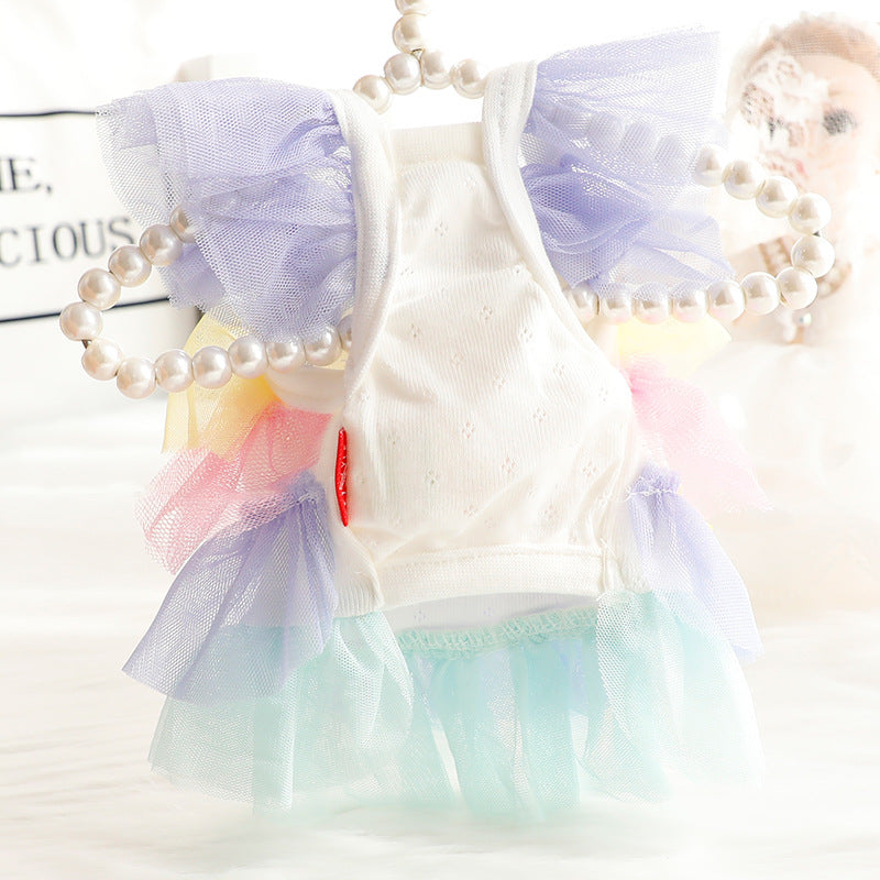 Multi-Color Layered Dog Cat Princess Dress