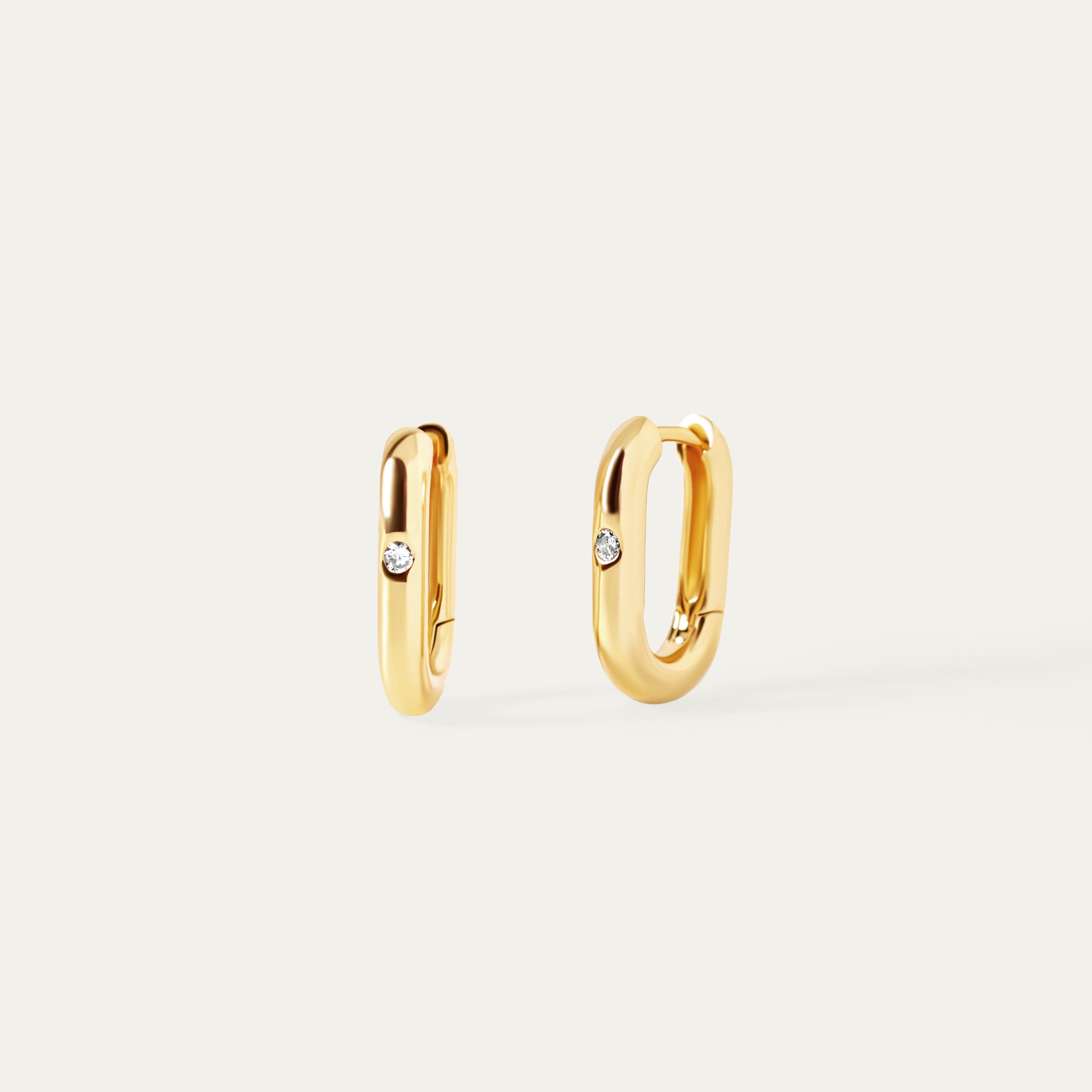 Lica CZ Earrings (18K Gold Vermeil)
