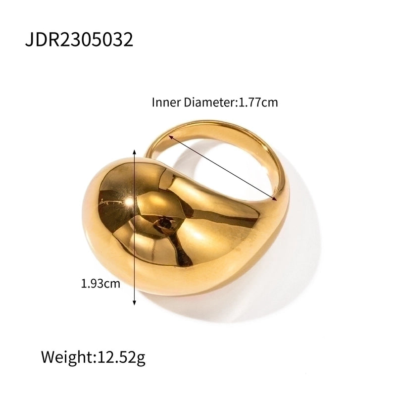 IG Style Solid Color 316 Stainless Steel  Plating Rings