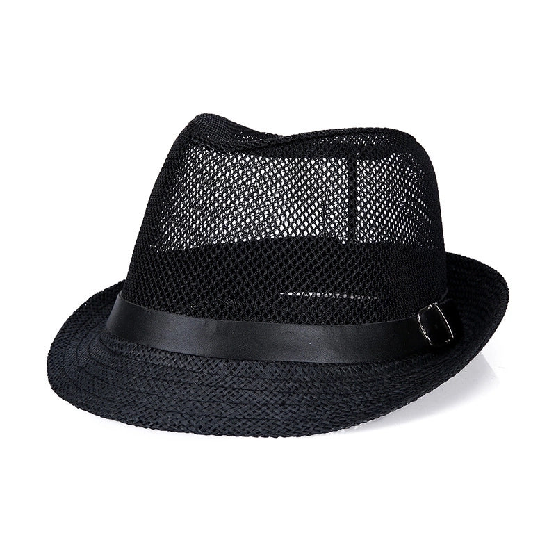 Women's Minimalist Solid Color Crimping Fedora Hat