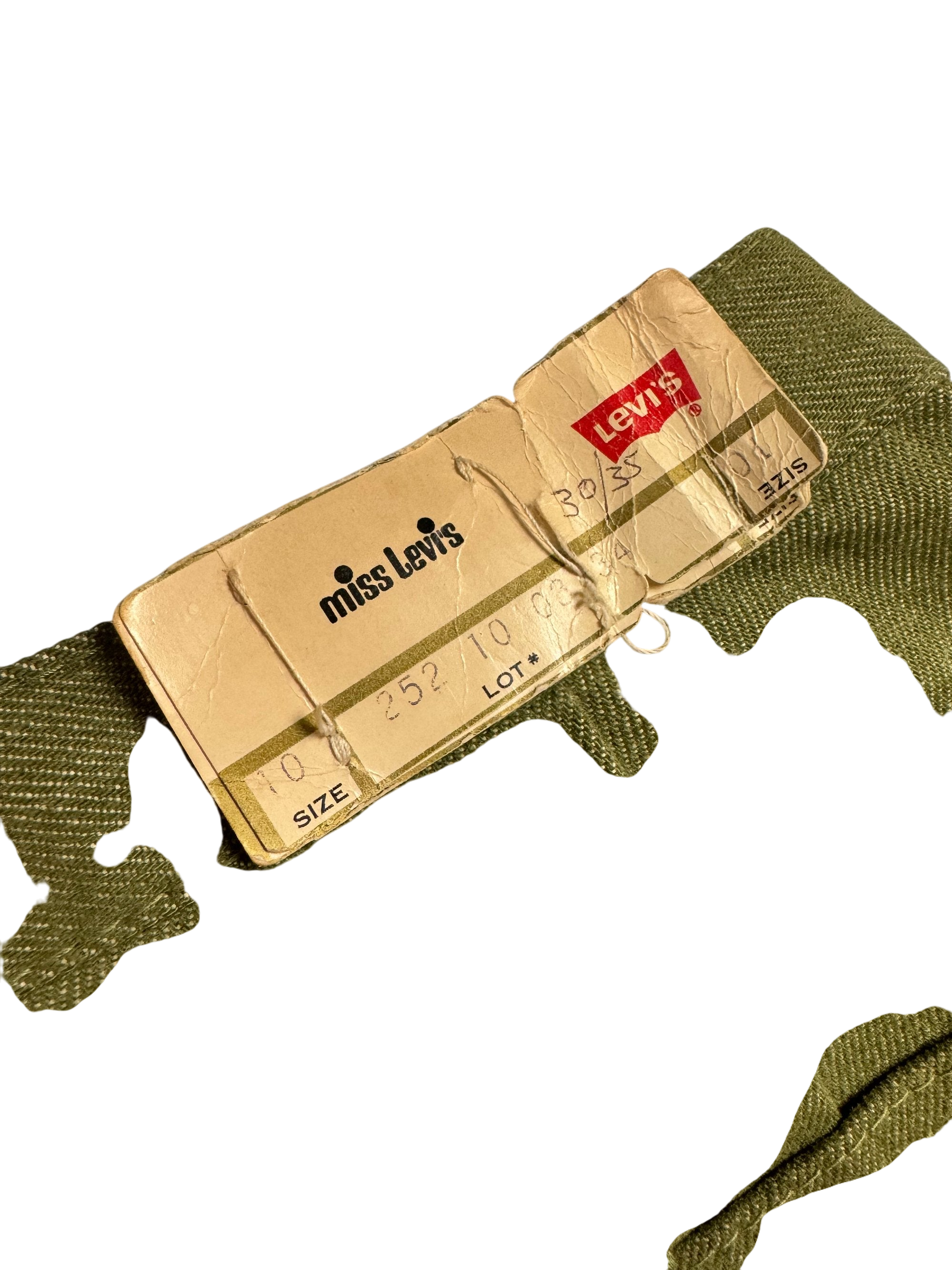 Miss Levi's Olive Green Button-Up Trousers