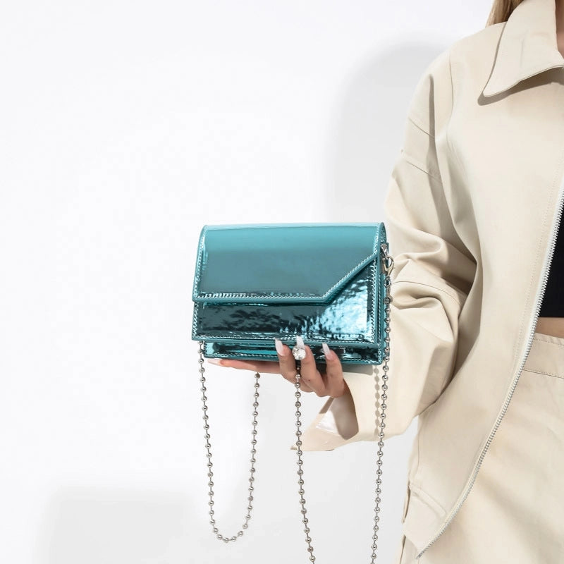 Women's All Seasons Pu Leather Solid Color Streetwear Square Magnetic Buckle Square Bag