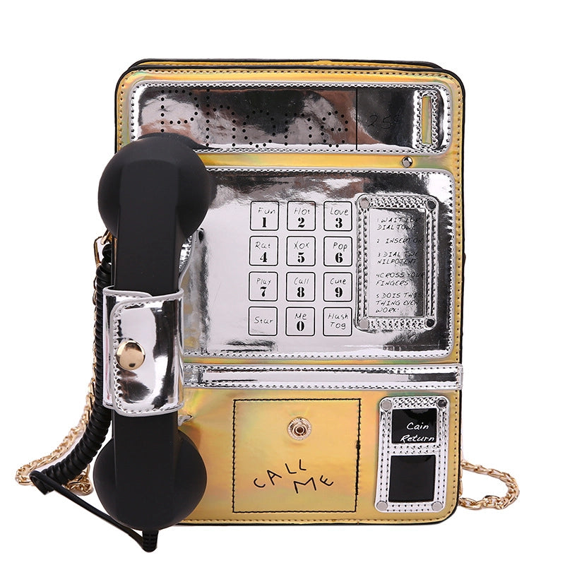 Medium Pu Leather Letter Fashion Square Zipper Crossbody Bag