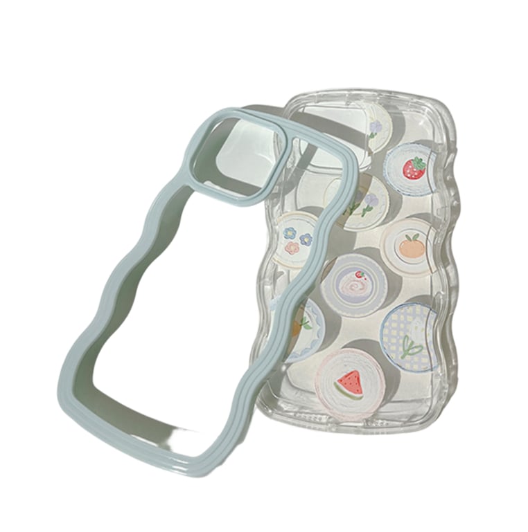 Case protector for iPhone Oil Painting illustrated Pearl brace