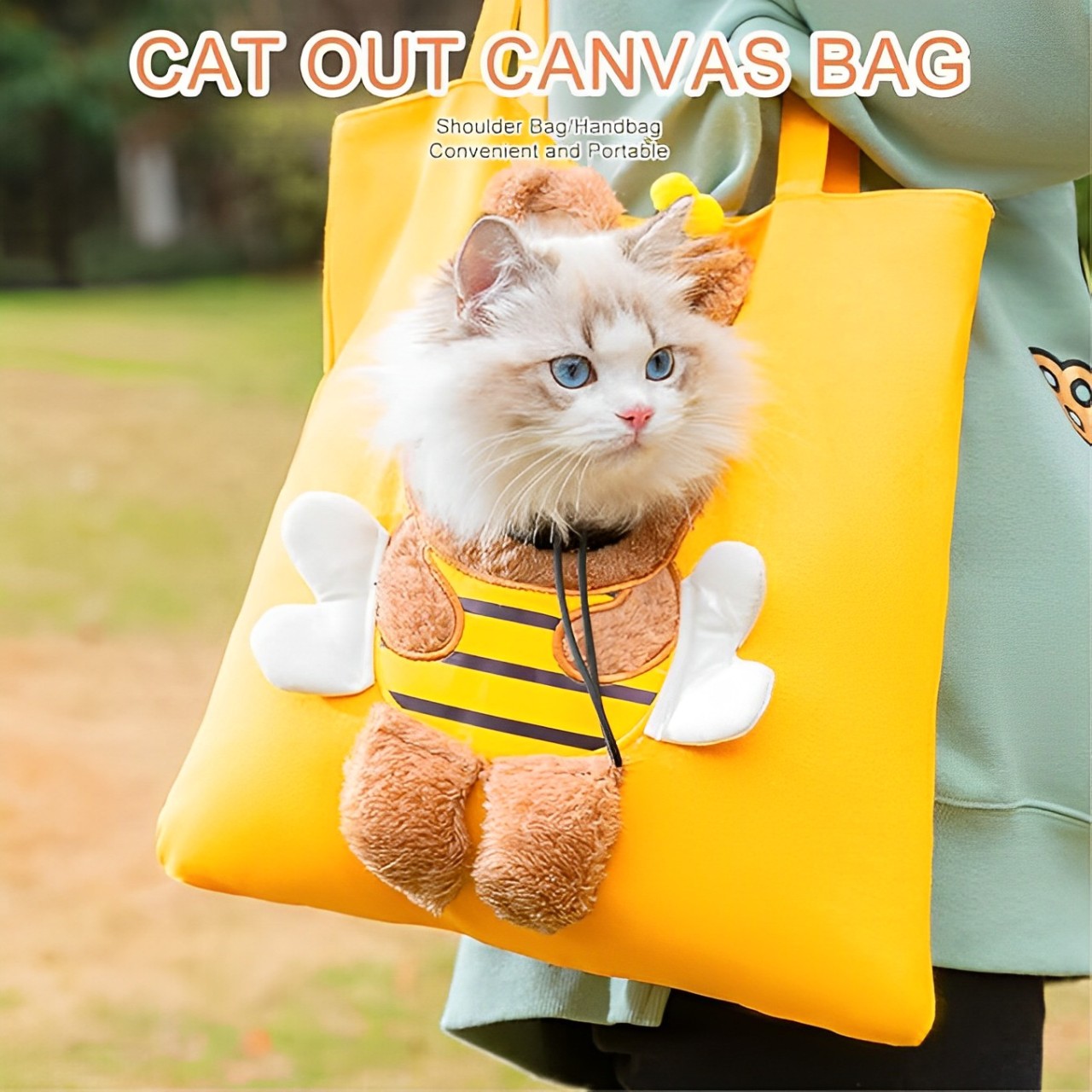 🐈Canvas Cat Bag🎒