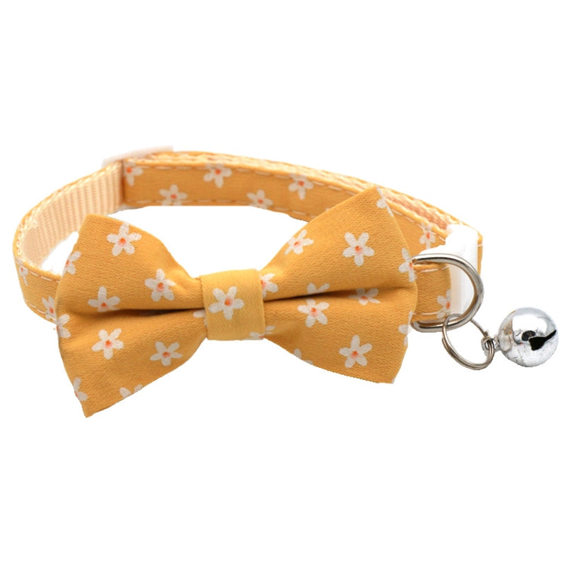 Sweet Cotton Polyester Lattice Pet Collar