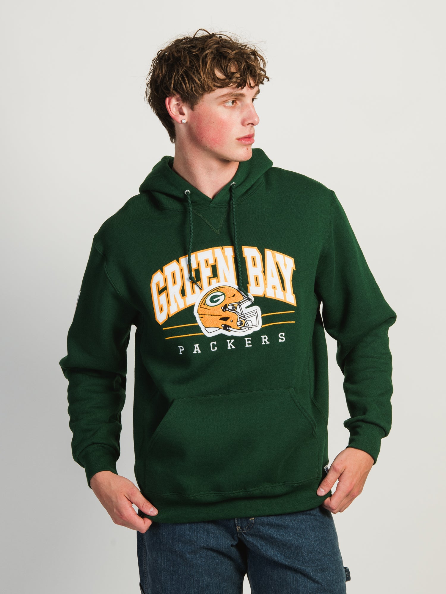 RUSSELL NFL GB PACKERS CH PULLOVER HOODIE