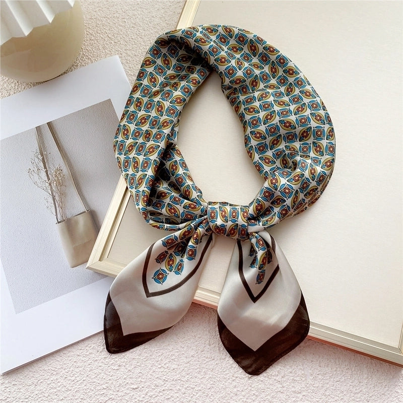 70 Small Square Scarf Silk Scarf Autumn And Winter Gauze Scarf