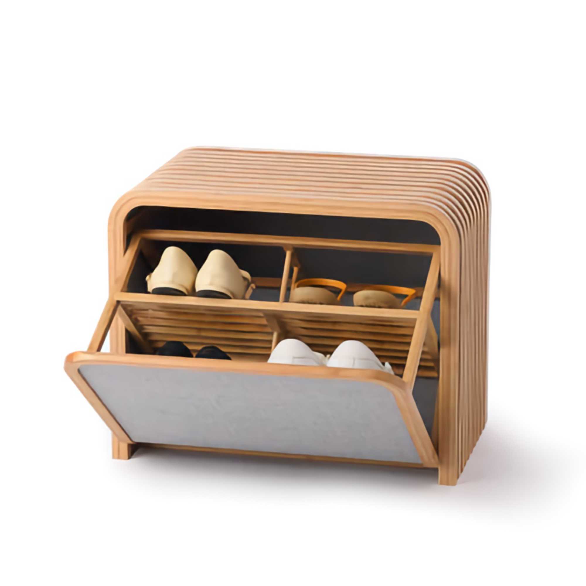 Gudee Tolin Storage Bench. natural