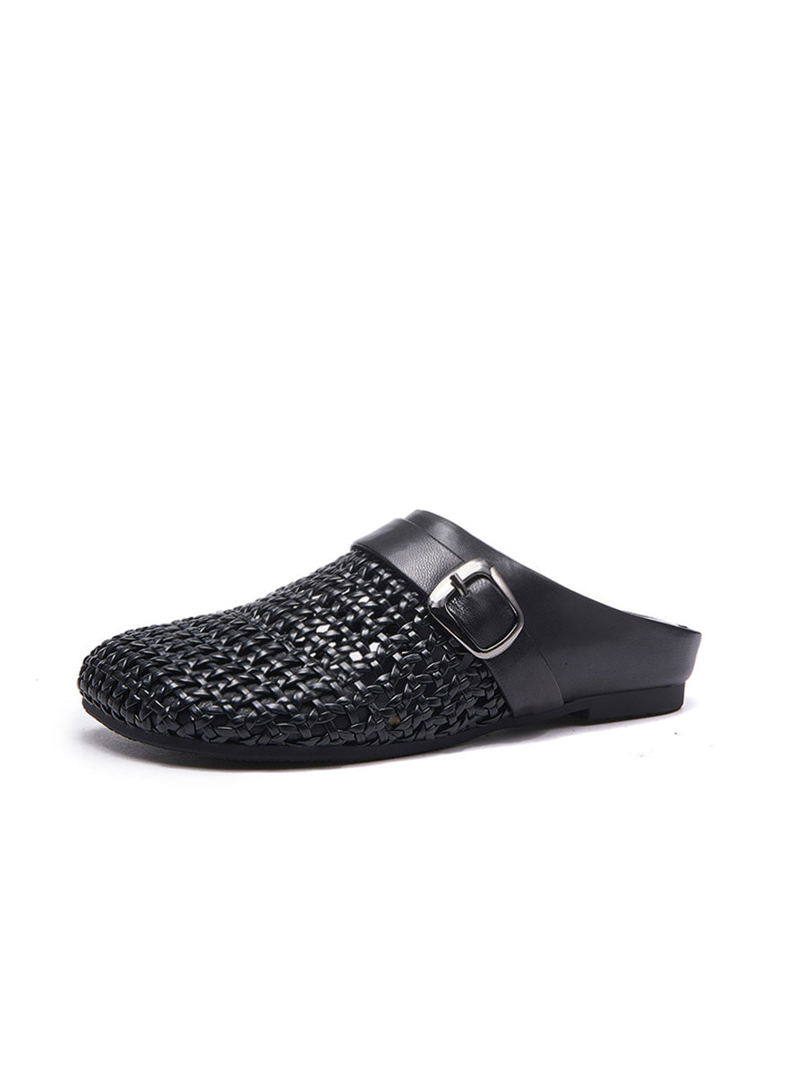 Women Casual Summer Weave Hollow Out Slippers