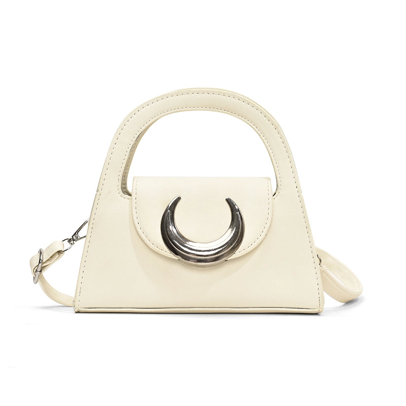 Women's Medium Pu Leather Solid Color Streetwear Flip Cover Crossbody Bag