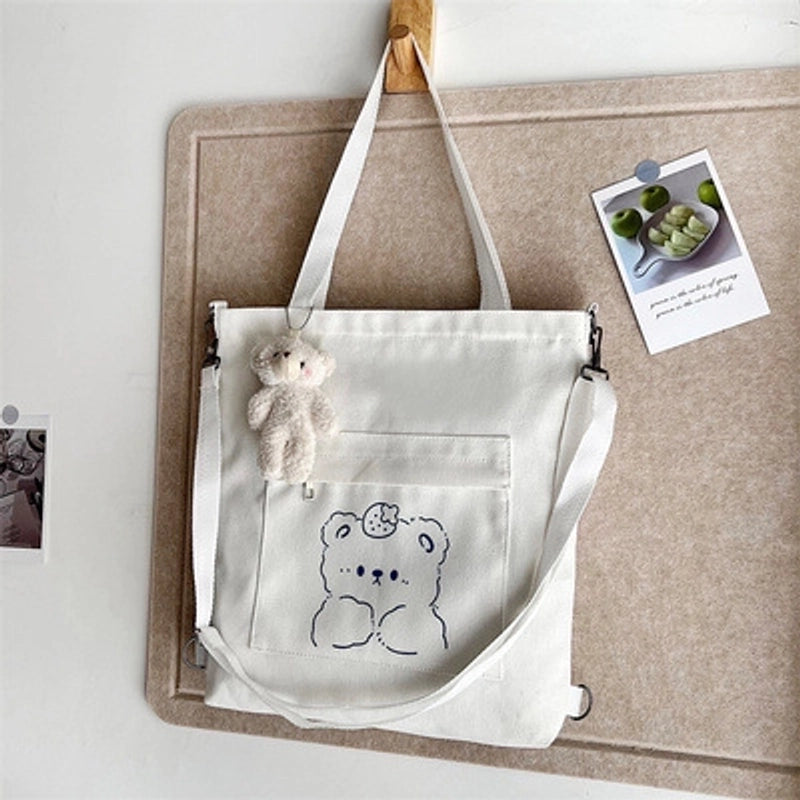 Women's Large Spring&summer Canvas Cute Shoulder Bag