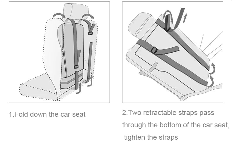 🔥Auto Child Safety Seat Simple Car Portable Seat Belt