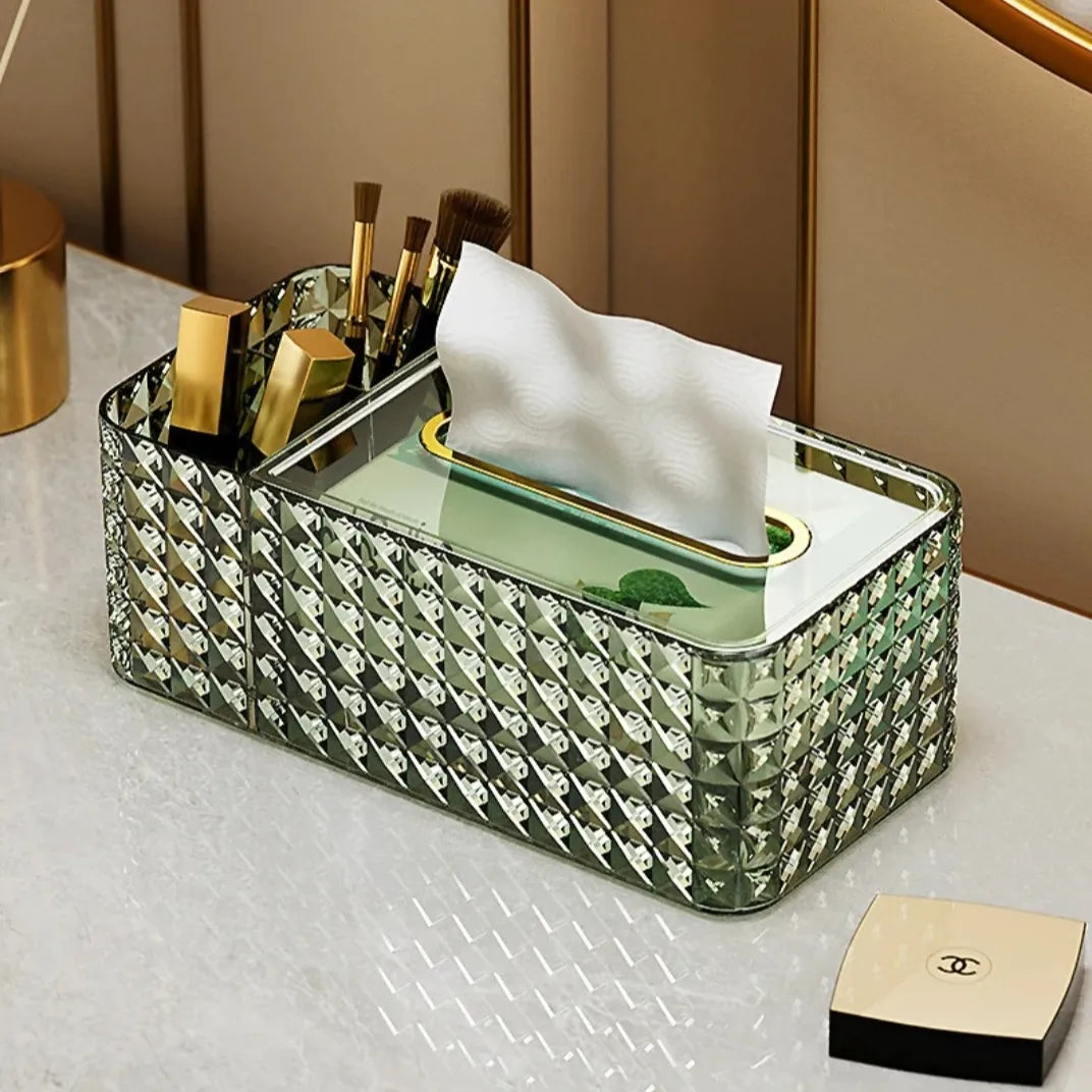 LUXOR DIAMOND PATTERN TISSUE BOX