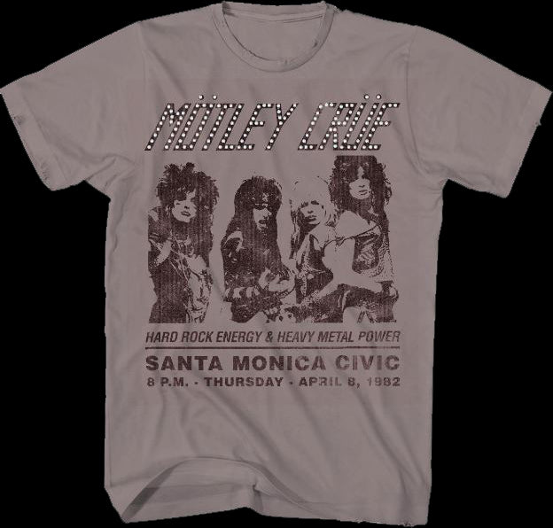 Heavy Metal Power Motley Crue T-Shirt