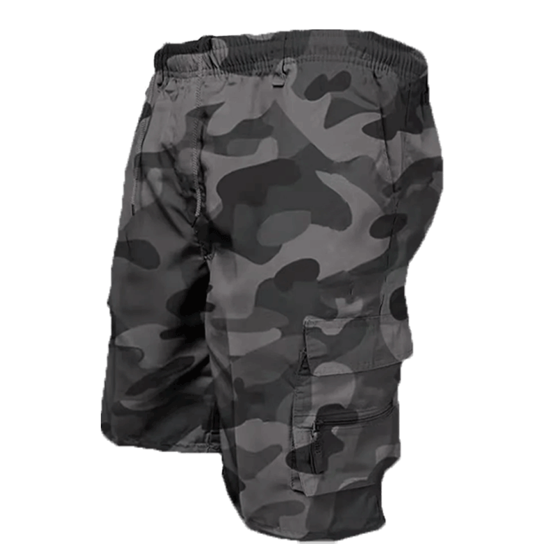 7-PACK Men's Zipper Pockets Hiking Athletic Running Shorts