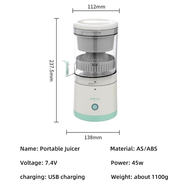 🔥Last day 47% OFF - 😍Wireless portable juice machine🌷