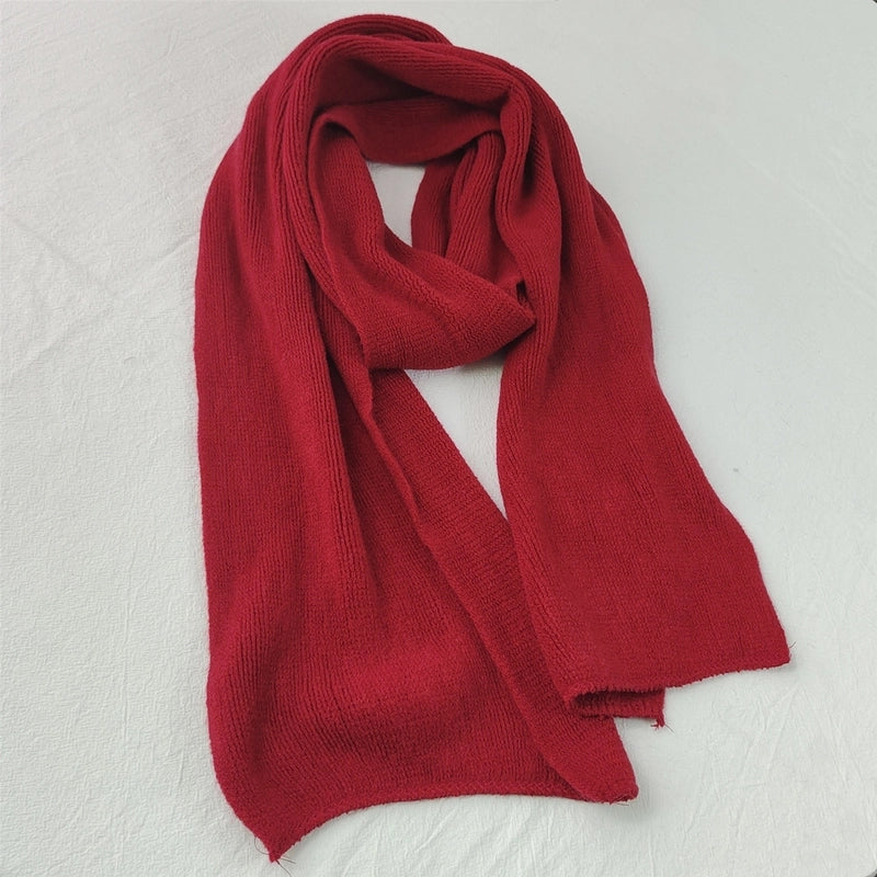 Winter Scarf Winter Men's Scarf Solid Color Cashmere Scarf Women's Shawl
