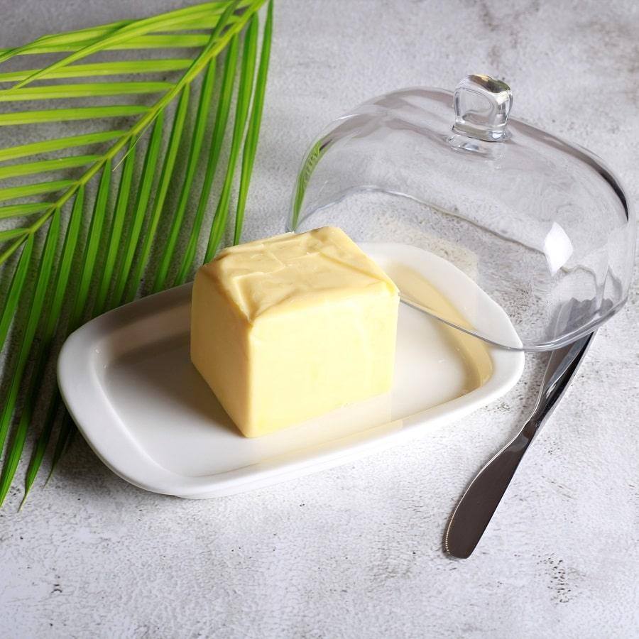 Daily Butter Dish with Glass Lid