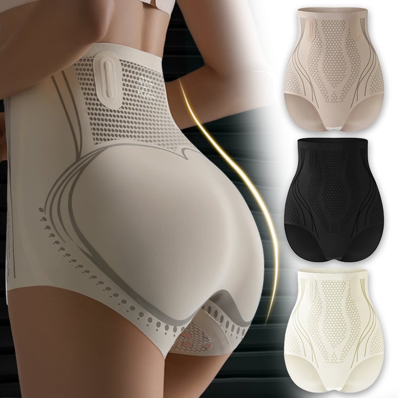 Ice Silk Ion Fibre Repair Shaping Shorts. Tummy Control Underpants