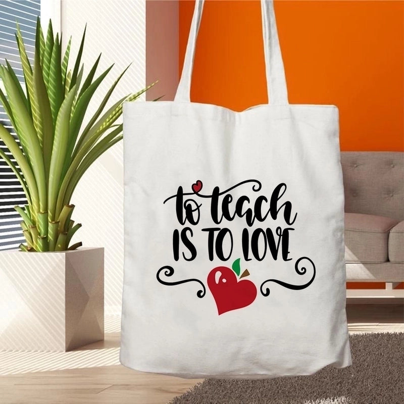 Women's Minimalist Letter Shopping Bags