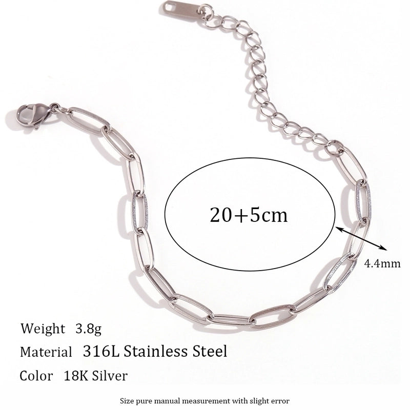 Basic Minimalist Classic Style Solid Color 304 Stainless Steel 18K Gold Plated Plating Necklace