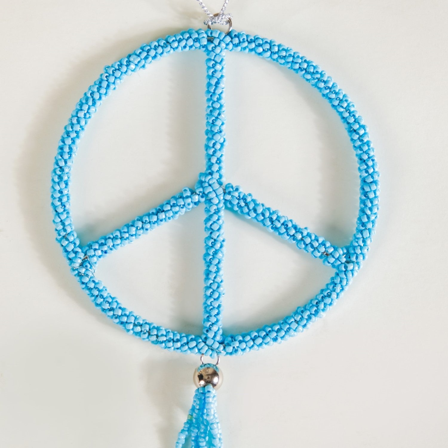 Beaded Christmas Ornament Set of 2