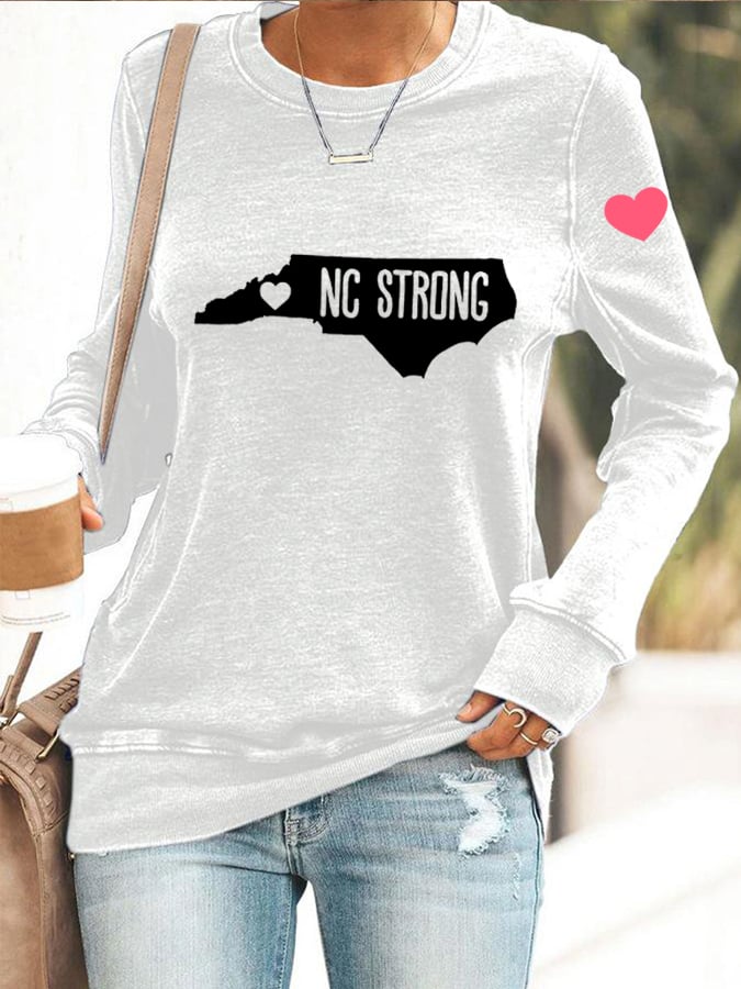 Women's Florida Strong Print Sweatshirt