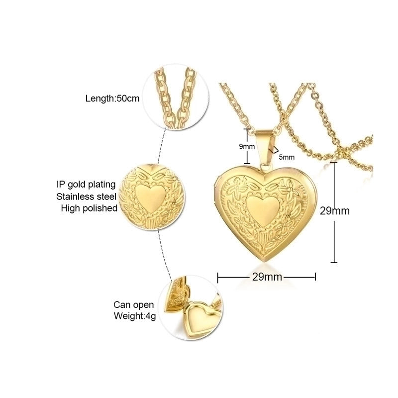 Fashion Letter Heart Shape 201 Stainless Steel 18K Gold Plated Plating Stainless Steel Necklaces