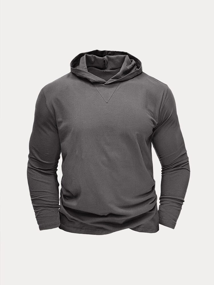 Lightweigt 100% Cotton Hooded Top