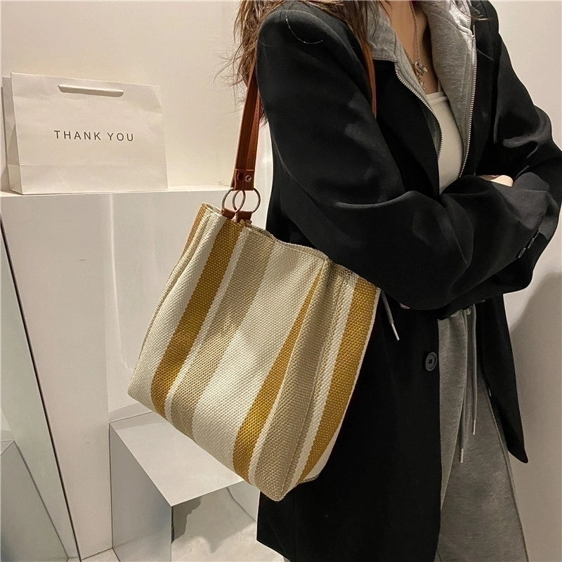 Small Canvas Streetwear Tote Bag
