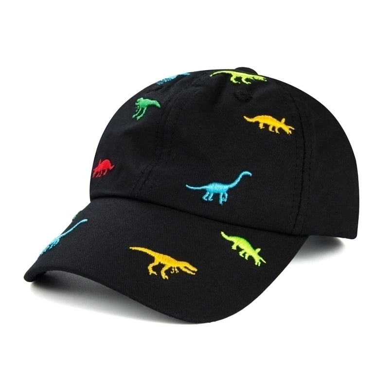 Children Unisex Cute Dinosaur Embroidery Baseball Cap