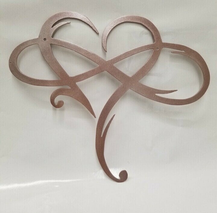 🔥Promotion 49% OFF - 💞Infinity heart-Steel wall decor Metal Wall art